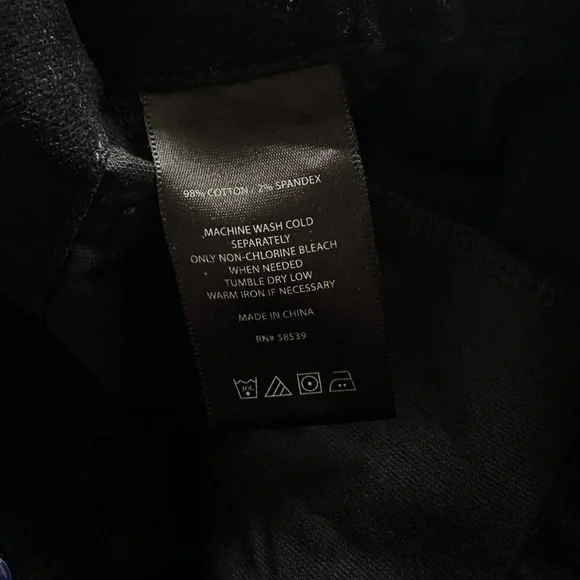 *sold* Kut from The Kloth Velvety Black Pants - Picture 7 of 8